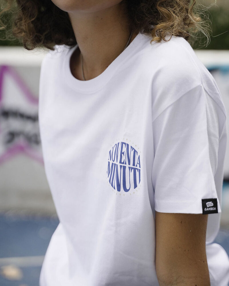 Noventa Minuti White T-Shirt - Image 3