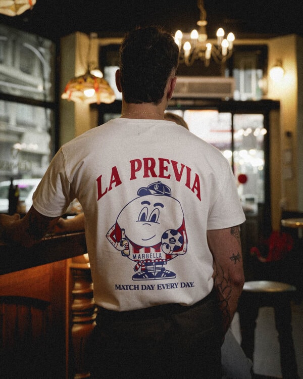 camiseta la previa rojiblanca 24