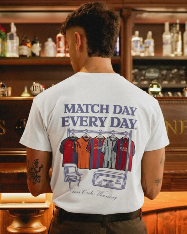 Maglietta Matchday Barna bianca