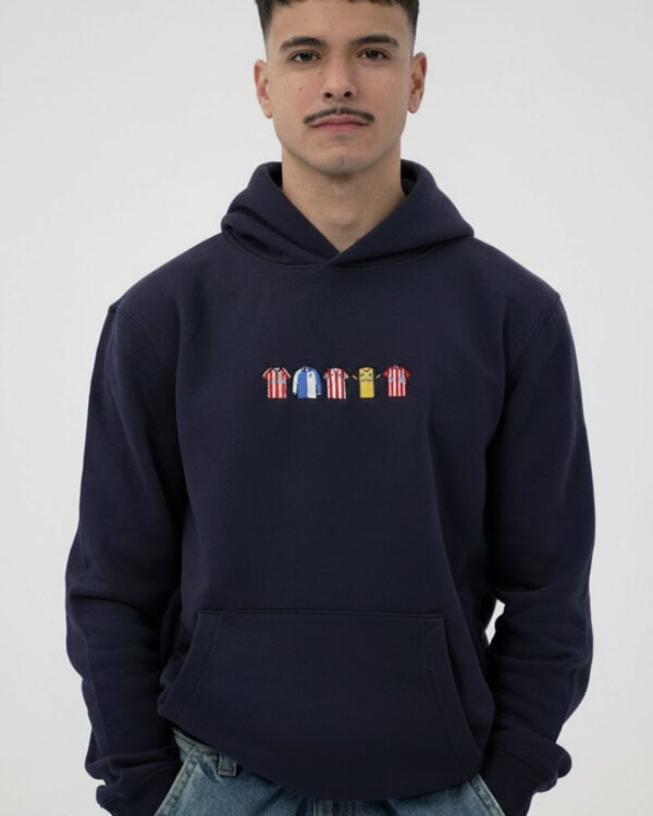 sudadera hoodie sin cordones rojiblanco 2