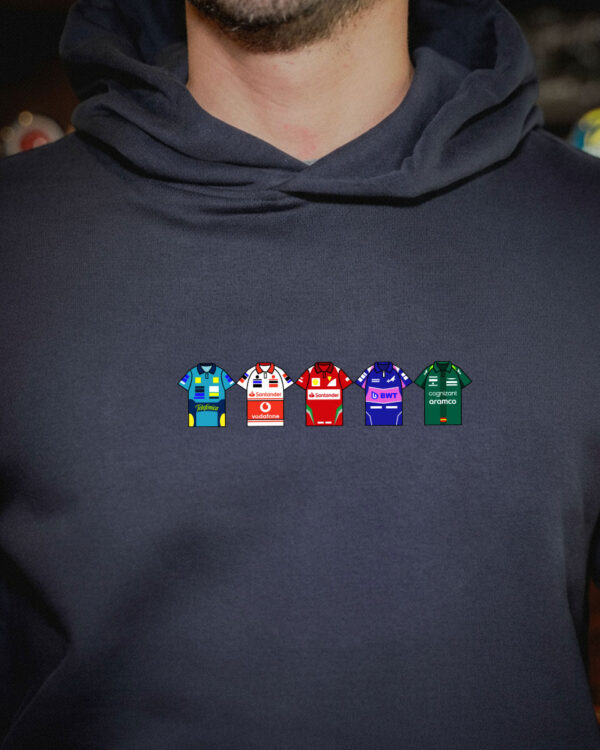 hoodie navy motor raceday