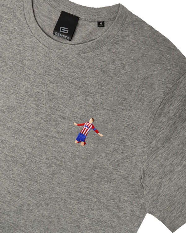 Coleção Espanhola 4 T-shirt Rojiblanco Cinzenta