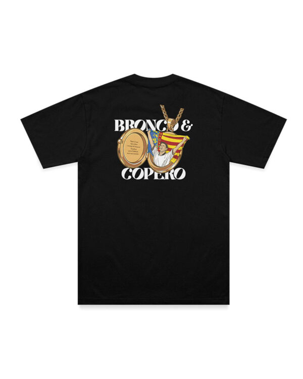 T-shirt Preta Bronco y Copero
