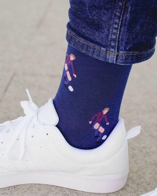 Meias Originais e Giras para Homem 10 calcetines holanda azul marino 4 4