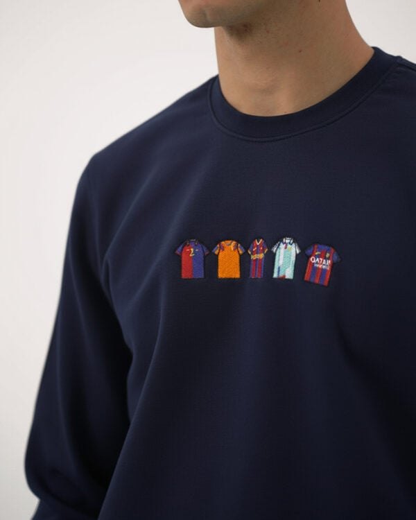 sudadera aficion navy azul barna 2