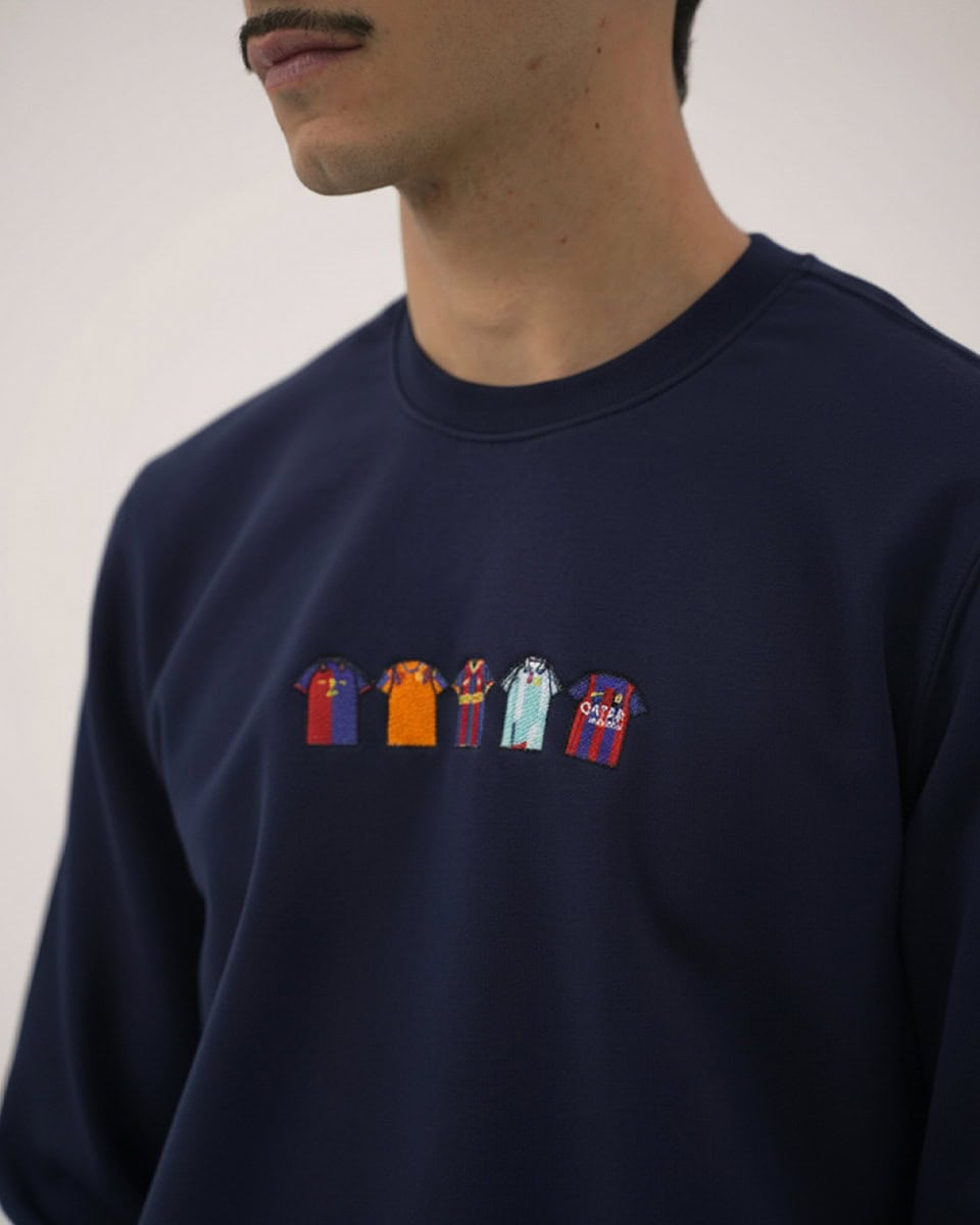 Sweatshirt Afición Barna azul-marinho 1 Sweatshirt Afición Barna azul-marinho