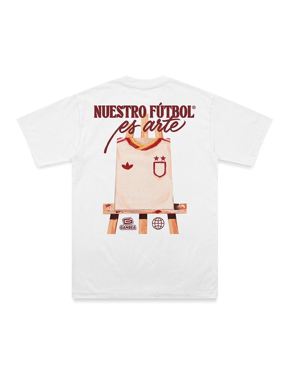 T-shirt O nosso futebol é arte 1 T-shirt O nosso futebol é arte