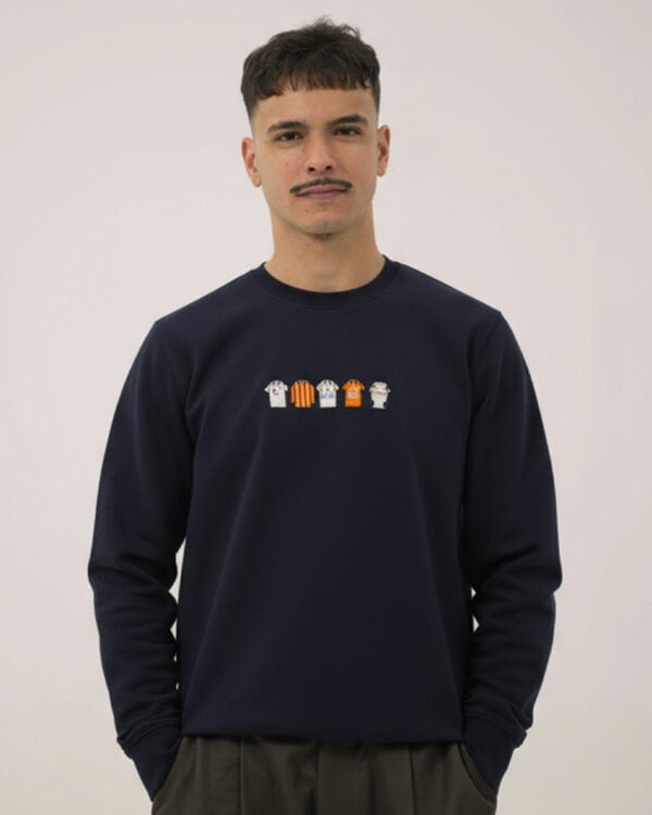 sudadera aficion navy azul che 1