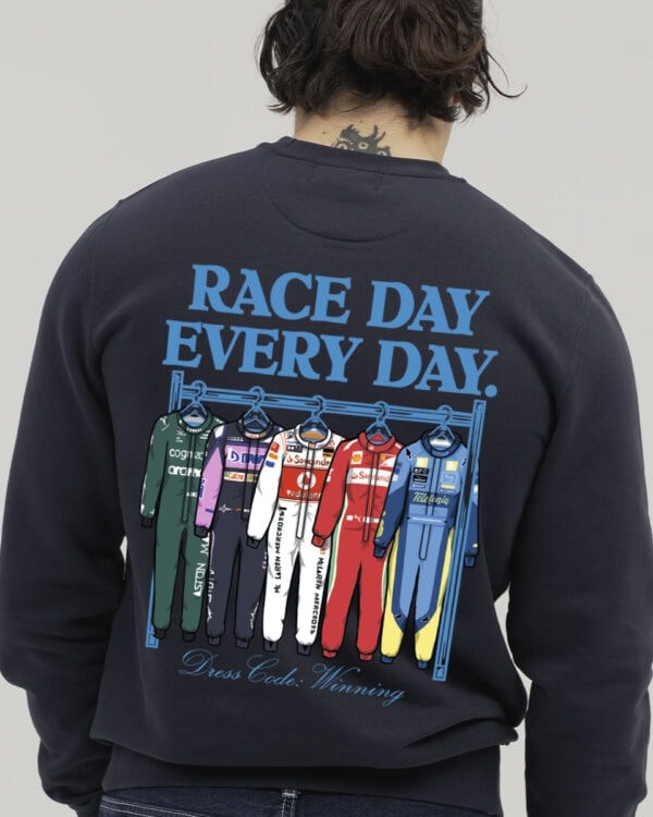 Raceday Navy Sweatshirt