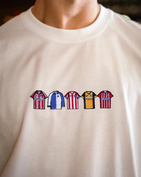 Camiseta Oversize Afición Rojiblanca