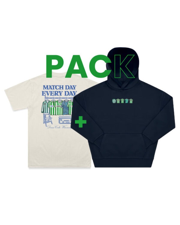 Pack Verdiblanco (Hoodie + Camiseta)