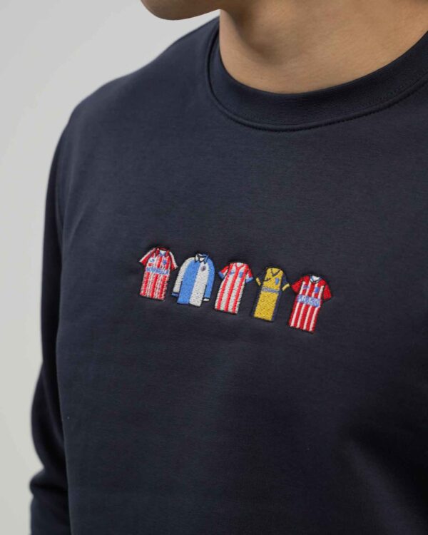 Sudadera Afición Rojiblanca Navy