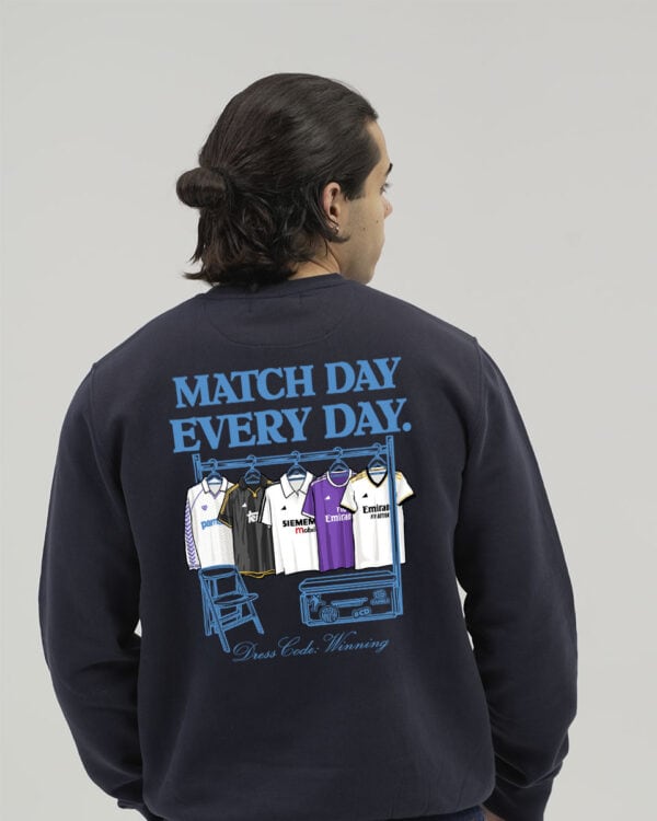 sudadera navy chamartin matchday 3