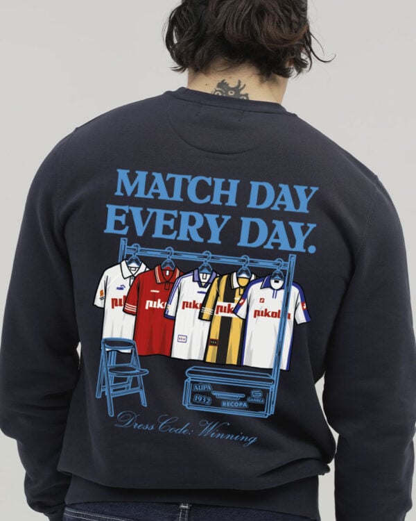 sudadera navy matchday blanquillos 1