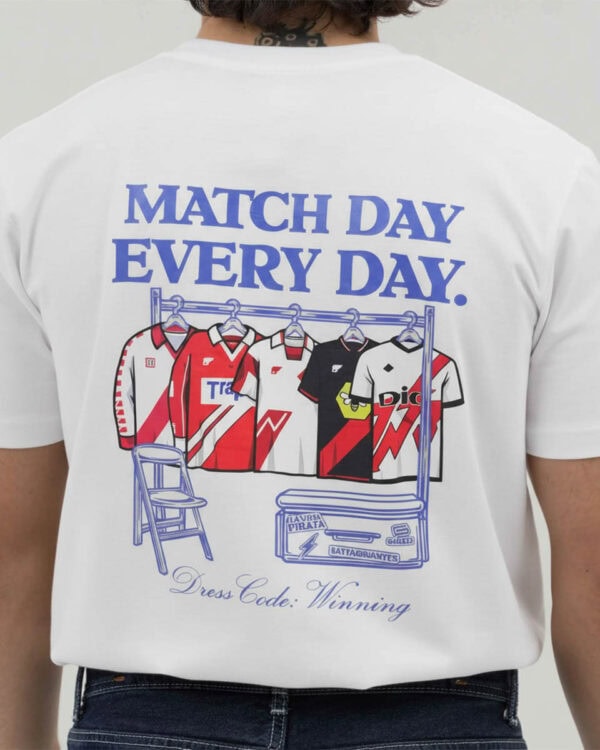 camiseta matchday rayista blanca 2